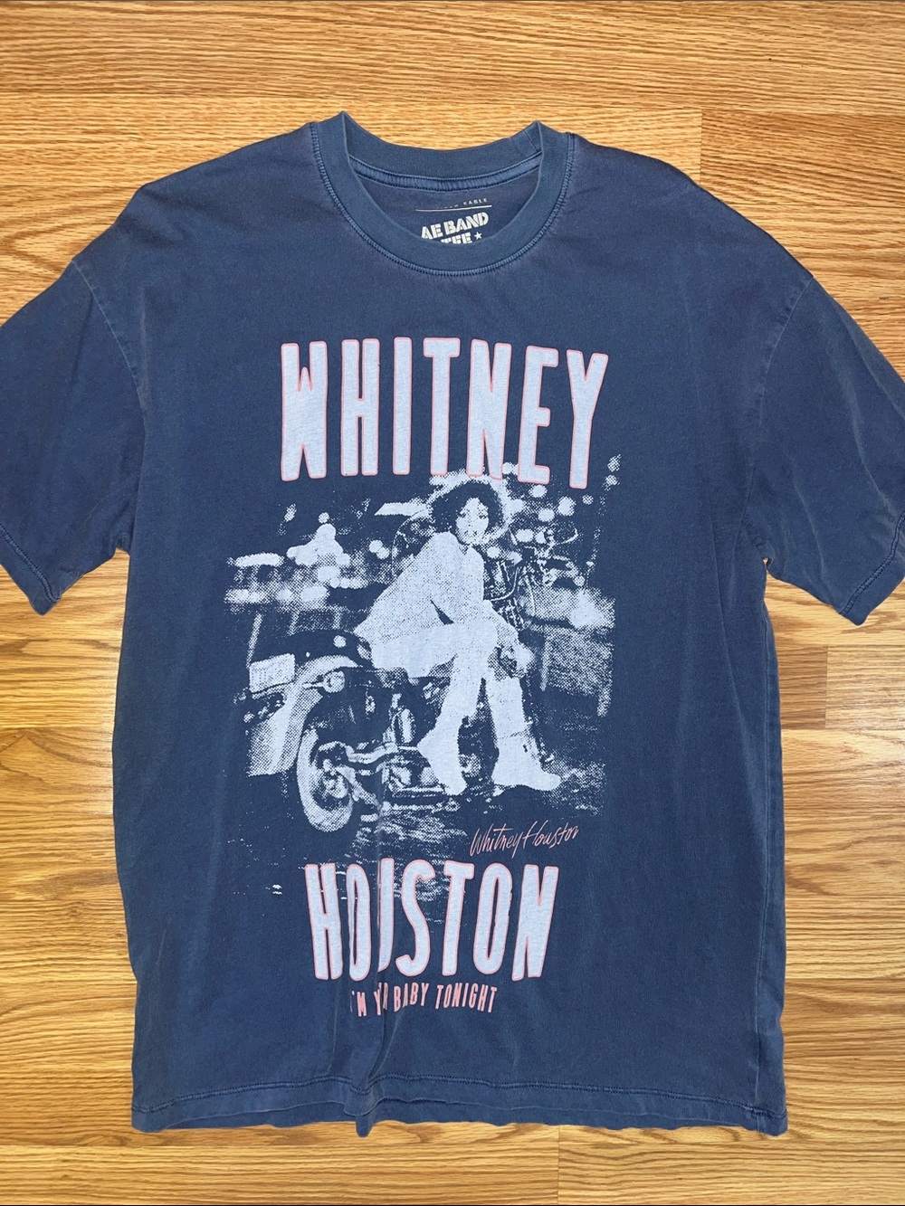 American Eagle Outfitters Women’s Oversized Whitney Houston Graphic Tee